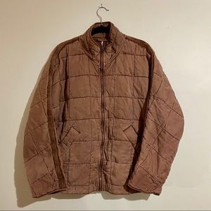 Free People dolman quilted knit jacket medium